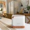 image:imageASAKUKI Essential Oil Diffuser for Home Smart WiFi 700 ml Humidifier Easy Connect with Alexa and Google Home Phone App amp Voice Control Customized Schedule Timers and LED Light  YellowLight Wood