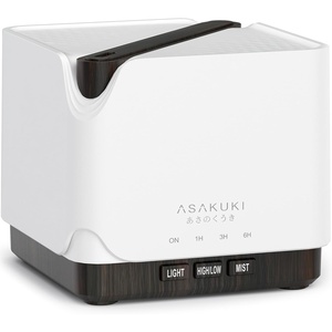 image:imageASAKUKI Essential Oil Diffuser for Home Smart WiFi 700 ml Humidifier Easy Connect with Alexa and Google Home Phone App amp Voice Control Customized Schedule Timers and LED Light  YellowBlack