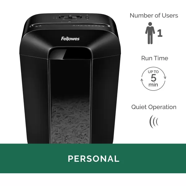 Fellowes LX85 12Sheet P4 CrossCut Home Office Paper Shredder with SafeSense11 Sheet