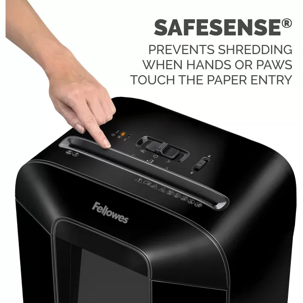 Fellowes LX85 12Sheet P4 CrossCut Home Office Paper Shredder with SafeSense12 Sheet