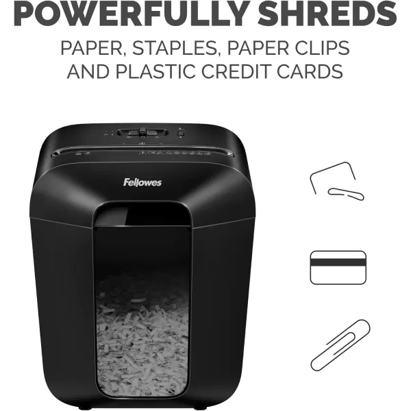 Fellowes LX85 12Sheet P4 CrossCut Home Office Paper Shredder with SafeSense9 Sheet