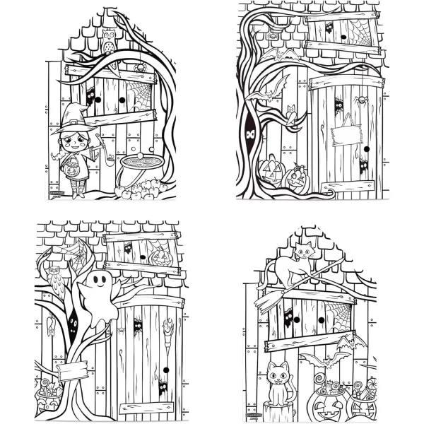 Bankers Box at Play Color in Castle Playhouse Cardboard Playhouse and Life Size Craft Activity for Kids and FamiliesHalloween