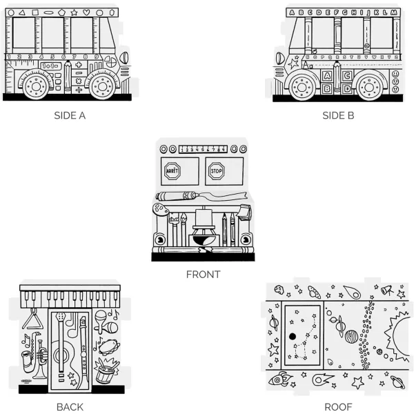 Bankers Box at Play School Bus Cardboard Playhouse and Craft Activity for KidsSchool Bus