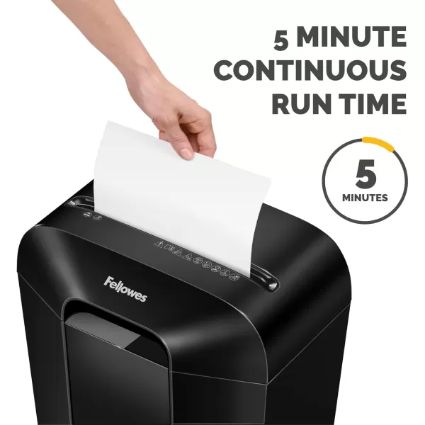 Fellowes LX41DB 8Sheet MicroCut Paper Shredder for Home Office8 Sheet Micro Cut