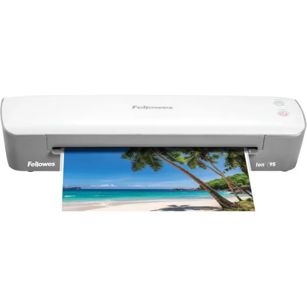 Fellowes Ion 95 Thermal Laminator for Home School or Office with 15 Pouch Starter Kit Easy to Use Quick WarmUp JamFree 5247201