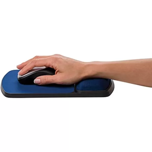 Fellowes Gel Wrist Rest and Mouse Rest Sapphire 9874106