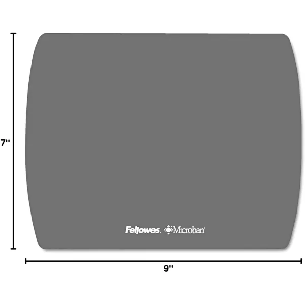 Fellowes Microban Graphite Ultra Thin Mouse Pad 5908201