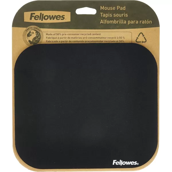 Fellowes Mouse Pad  BlackBlack