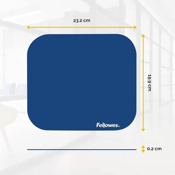 Fellowes Mouse Pad  BlackBlue