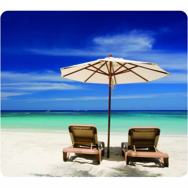 Fellowes Recycled Optical Mousepad  Beach Chairs 5909501Beach Chairs