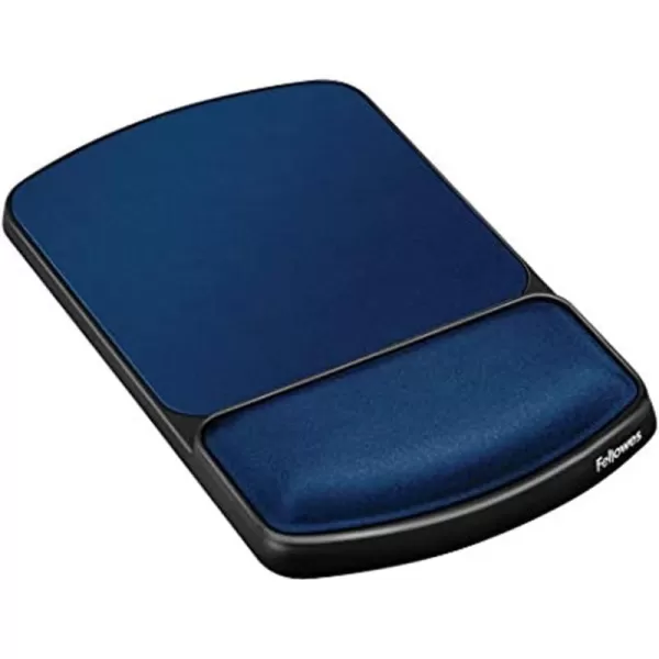 Fellowes Gel Wrist Rest and Mouse Rest Sapphire 9874106