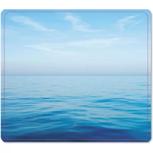 Fellowes Recycled Optical Mousepad  Beach Chairs 5909501Blue