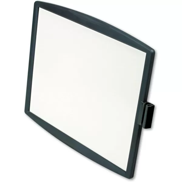 Fellowes Plastic PA Dry Erase Board Dark Graphite 75905