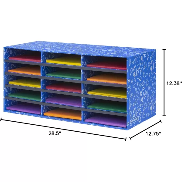 Bankers Box Classroom 30 Compartment Mail Sorter Single 338440115 Compartments