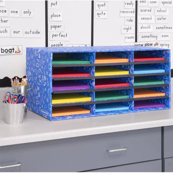 Bankers Box Classroom 30 Compartment Mail Sorter Single 338440115 Compartments