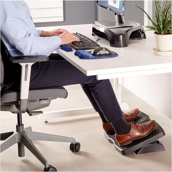 Fellowes Energizer Foot Support 8068001 Blue Charcoal GreyRefresh