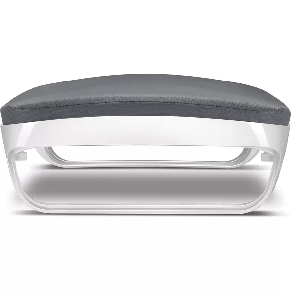 Fellowes ISpire Series Foot CushionRest WhiteGray 9311701WhiteGray