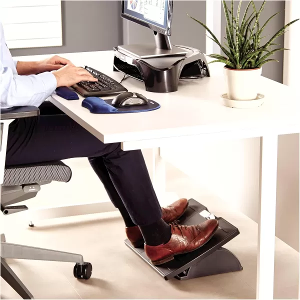 Fellowes Office Suites Adjustable Foot Rest 8032201  Black