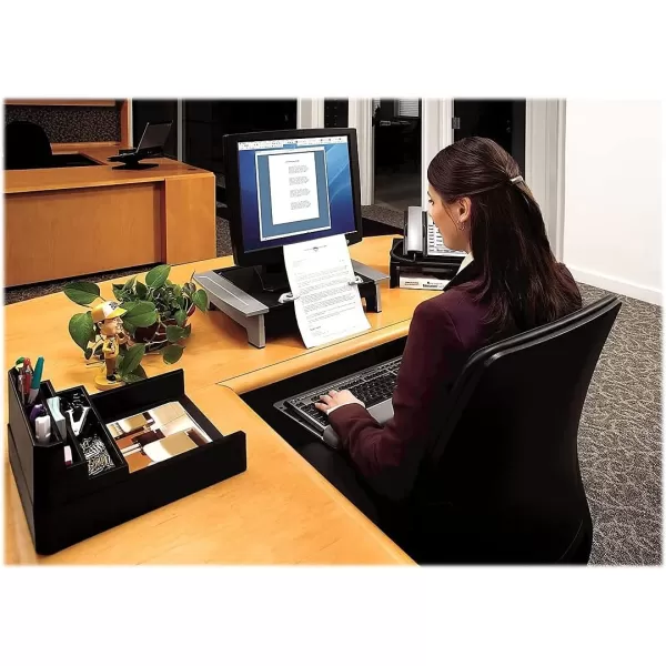 Fellowes Office Suites Standard Monitor Riser Plus 8036601 Black