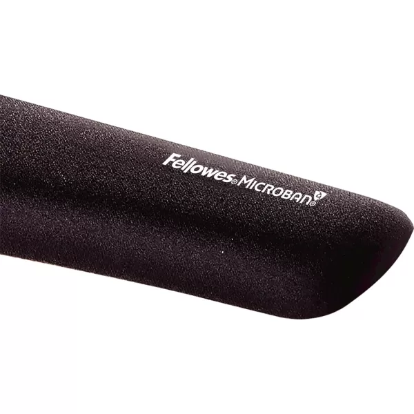 Fellowes PlushTouch Wrist Rest with FoamFusion Technology Graphite 9252301Black