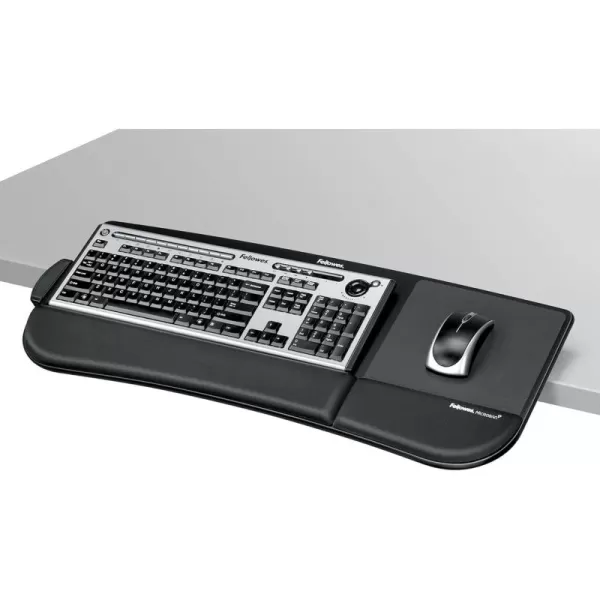 Fellowes TiltnSlide Keyboard Manager 8060101 Black