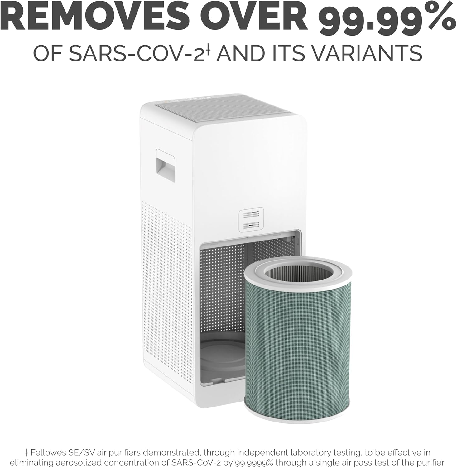 Fellowes 9794601 AeraMax SE 3Speed Large Room Air Purifier with True HEPA Air Filter and 3Stage Allergen and Odor Purification 915 Sq Ft Coverage 1 Year Filter Life