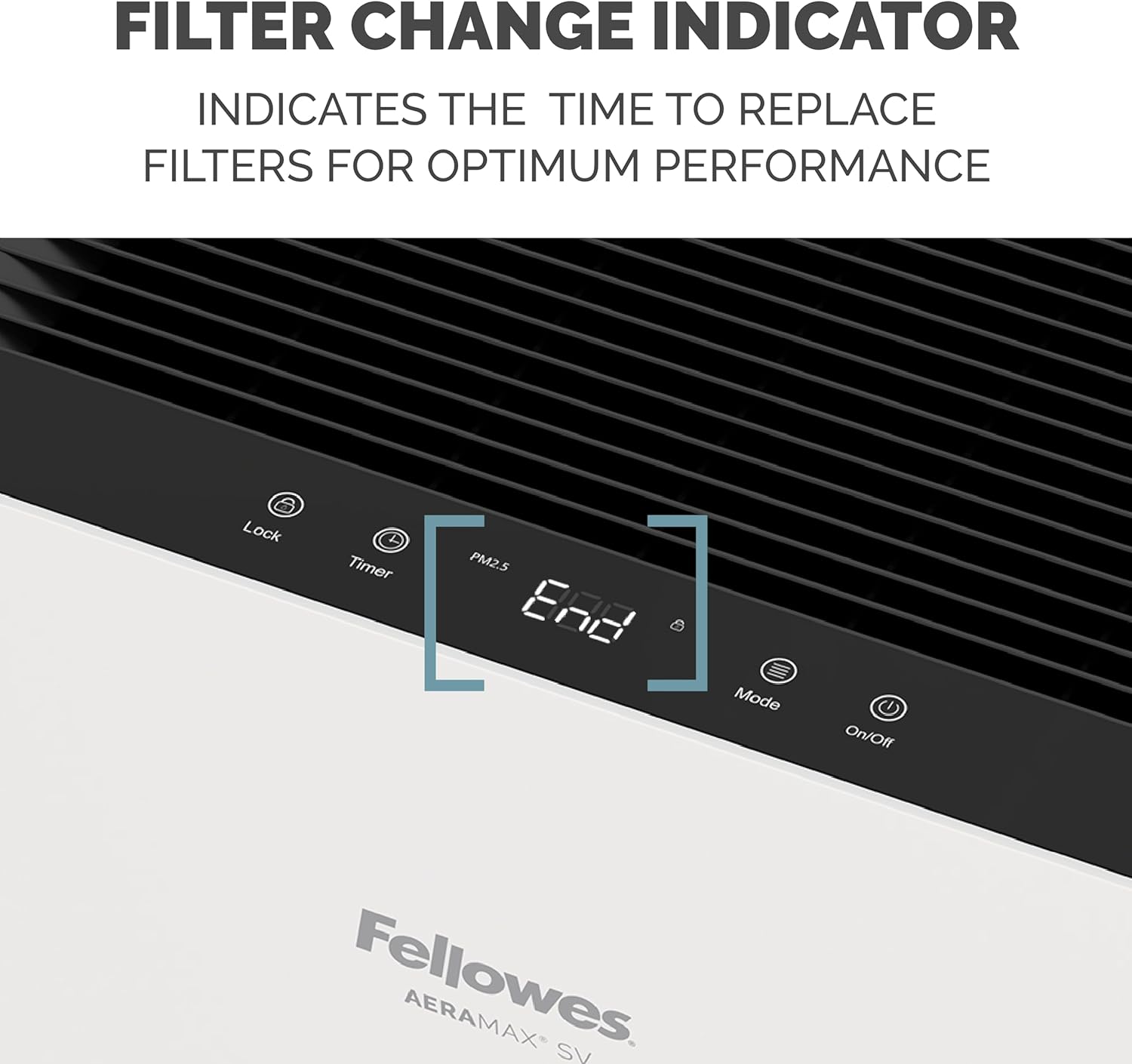 Fellowes AeraMax SV 4Speed Large Room Air Purifier with True HEPA Air Filter and 3Stage Allergen and Odor Purification 4500 S Ft Coverage 2 YEAR FILTER LIFE  9794501