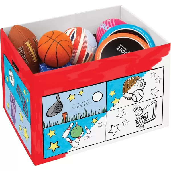 Bankers Box At Play Color in Animal Toy BoxSports Toy Box