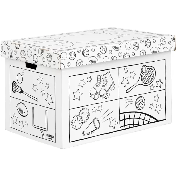 Bankers Box At Play Color in Animal Toy BoxSports Toy Box