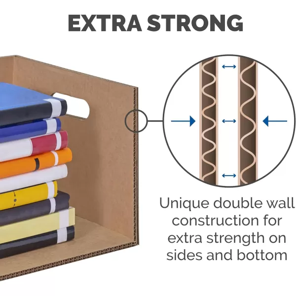 Bankers Box Classic Moving Box 12 Pack Kit Reinforced Handles TapeFree Assembly Box with Lid 8 Small and 4 Medium Boxes 7716401Assorted Kit