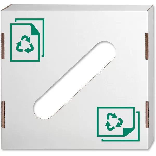 Bankers Box Corrugated Cardboard Trash and Recycling Container lids Paper Recycling Icon 10 Each 7320301