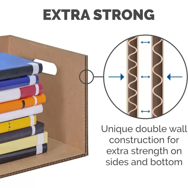 Bankers Box Large Classic Moving Box 5 Pack Reinforced Handles TapeFree Assembly Box with Lid 21in x 17in x 17in 8818201