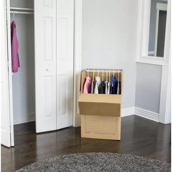 Bankers Box Short Wardrobe Box 3 Pack 20in x 20in x 34in 7710902Small 3pk