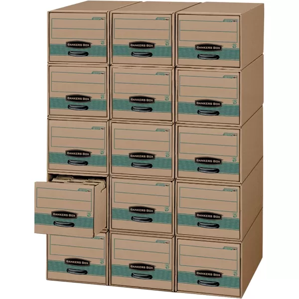 Bankers Box StorDrawer Steel Plus 100 Recycled Storage Drawers Legal 6 Pack 12312016Pack