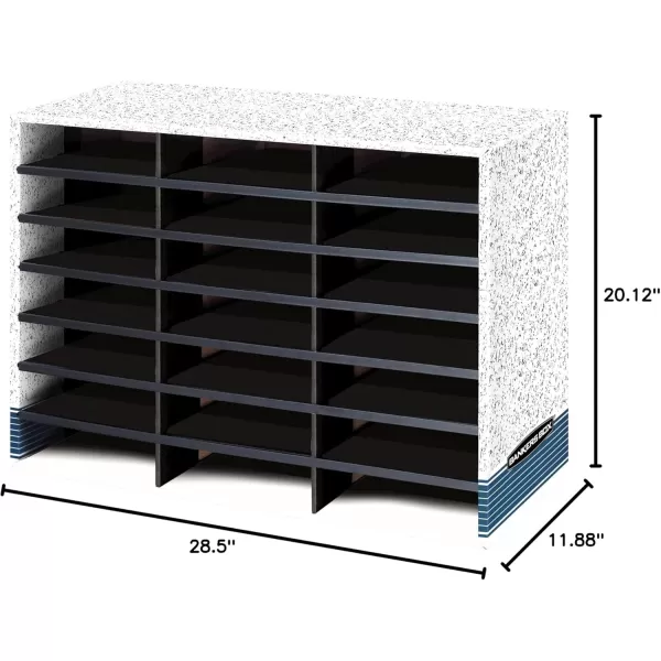 Fellowes Bankers Box 21Compartment Literature Sorter Letter 04210