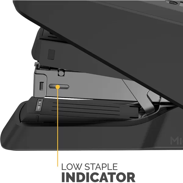 Fellowes LX850 EasyPress Office Stapler Full Strip Effortless OneTouch Stapler for Classroom Home and Office Holds Full Strip of Staples 25 Sheet Capacity WhiteBlack