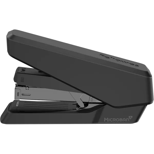 Fellowes LX850 EasyPress Office Stapler Full Strip Effortless OneTouch Stapler for Classroom Home and Office Holds Full Strip of Staples 25 Sheet Capacity WhiteBlack