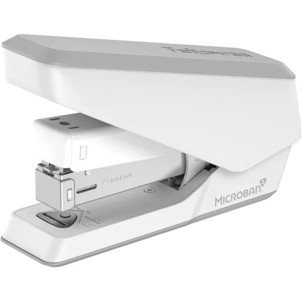 Fellowes LX850 EasyPress Office Stapler Full Strip Effortless OneTouch Stapler for Classroom Home and Office Holds Full Strip of Staples 25 Sheet Capacity WhiteWhite