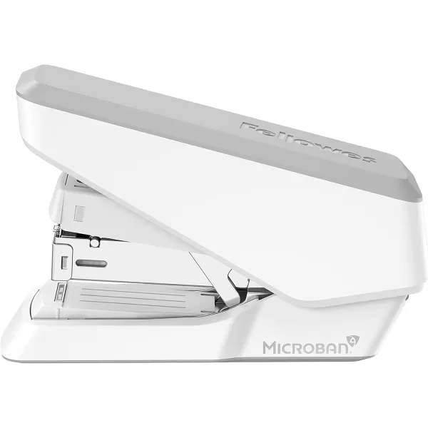 Fellowes LX850 EasyPress Office Stapler Full Strip Effortless OneTouch Stapler for Classroom Home and Office Holds Full Strip of Staples 25 Sheet Capacity WhiteWhite