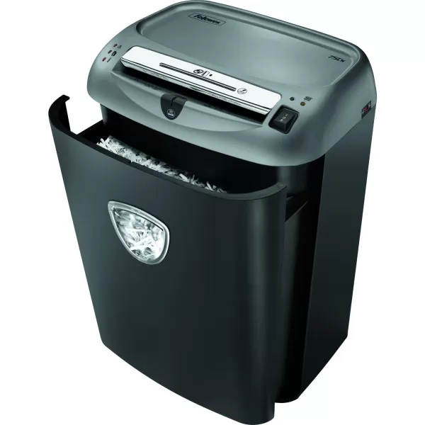 Fellowes Powershred 70S 14Sheet StripCut Paper and Credit Card Shredder with SafetyLock 4671001Shredder with SafeSense Technology