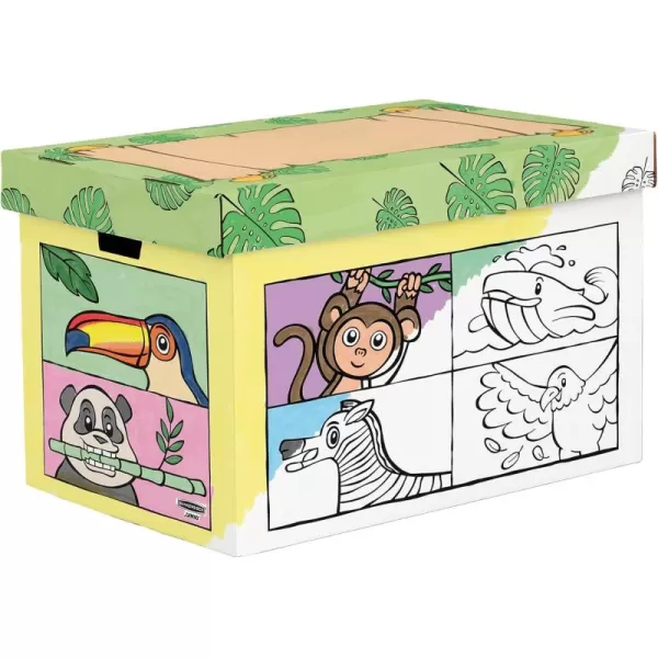 Bankers Box At Play Color in Animal Toy BoxAnimal Toy Box