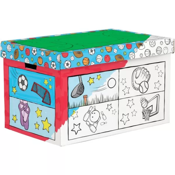 Bankers Box At Play Color in Animal Toy BoxSports Toy Box