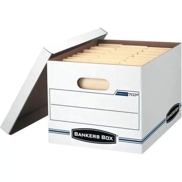 Bankers Box STORFILE Storage Boxes Standard SetUp LiftOff Lid LetterLegal 6 Pack 57036046 Pack