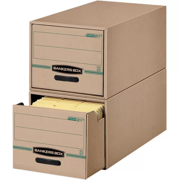 Bankers Box StorDrawer 100 Recycled Storage Drawers Legal 6 Pack 00212