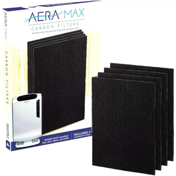 Fellowes AeraMax 200 Air purifier Authentic Carbon Replacement Filters  4 Pack 9324101