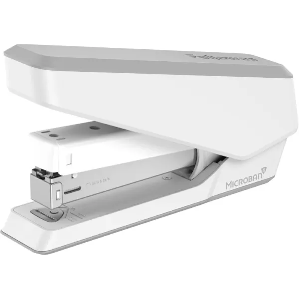 Fellowes LX850 EasyPress Office Stapler Full Strip Effortless OneTouch Stapler for Classroom Home and Office Holds Full Strip of Staples 25 Sheet Capacity WhiteWhite