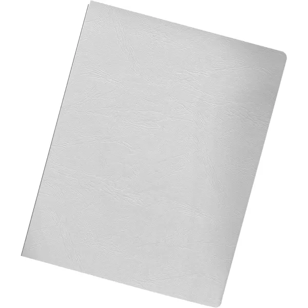 Fellowes Classic Presentation Cover 1114 Inch x 834 Inch 200 Per Pack White 52137