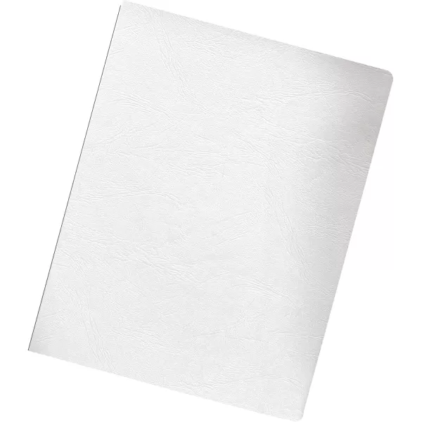 Fellowes Classic Presentation Cover 1114 Inch x 834 Inch 200 Per Pack White 52137