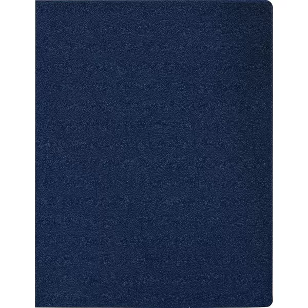 Fellowes Executive Presentation Cover 1114 Inch x 834 Inch 50 per Pack Navy 52145Navy