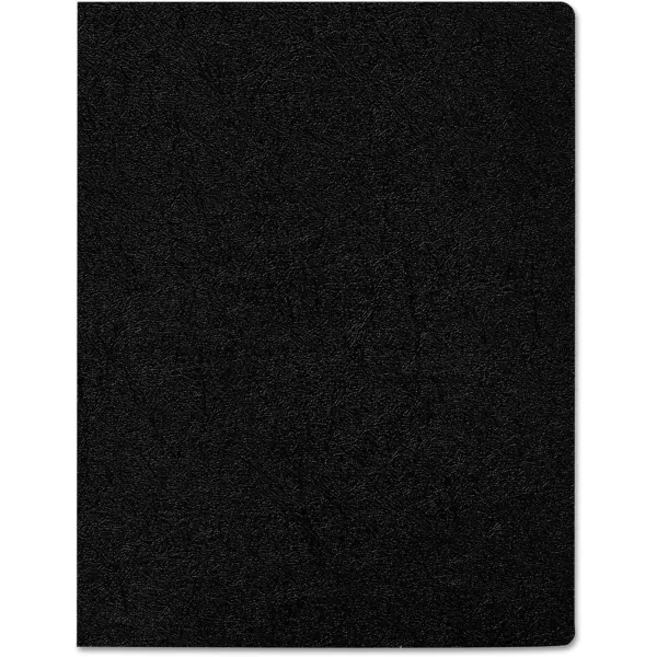 Fellowes Executive Presentation Covers Black 8 34 Inch X 11 14 Inch 200 Per Pack Black 52149